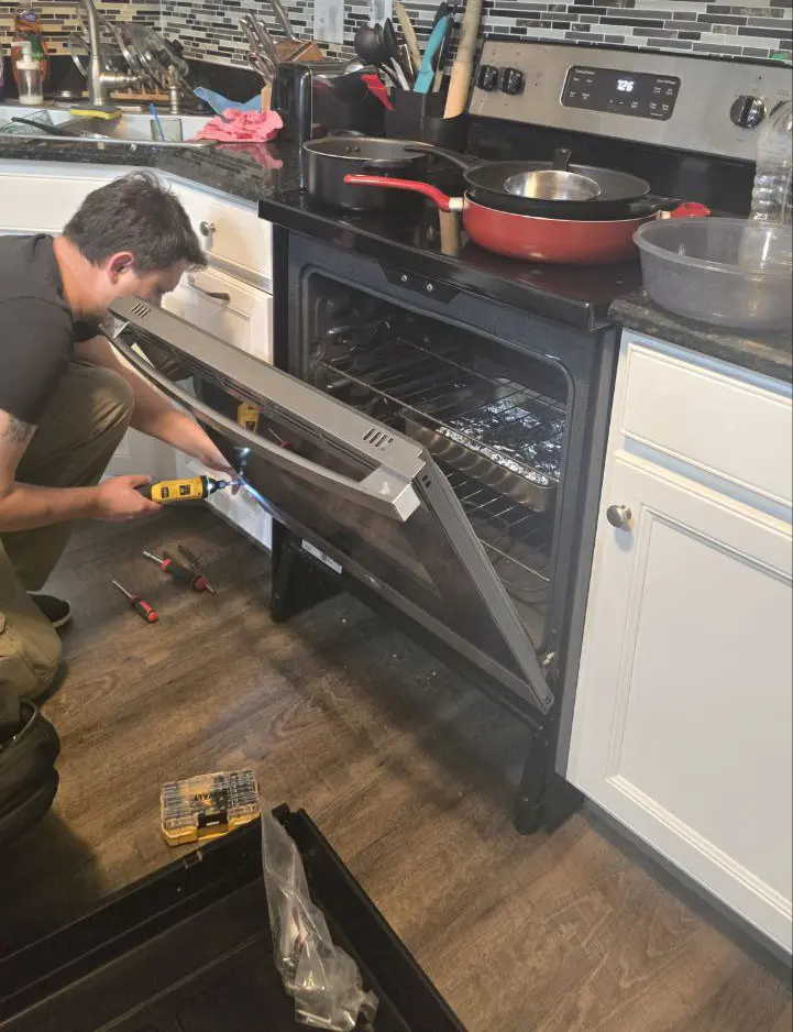 Electric Oven Door Alignment & Hinge Replacement