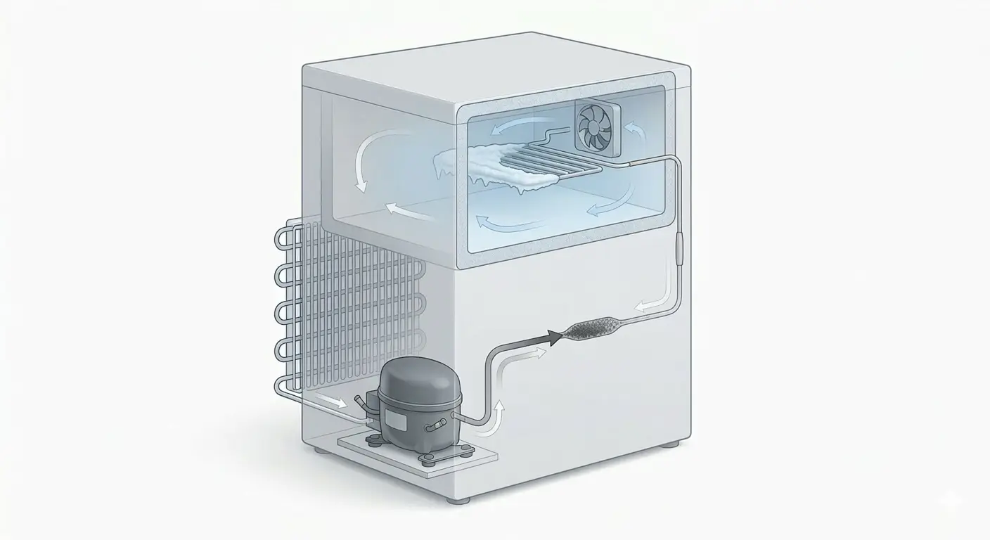 Clogged capillary tube